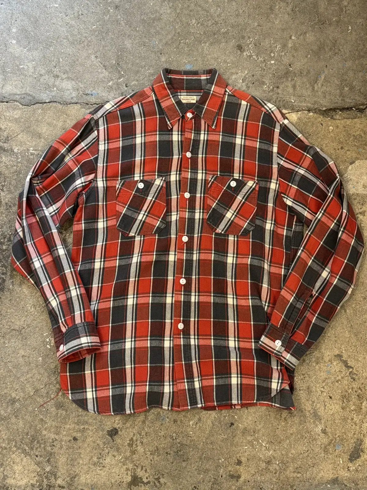 Sugarcane Flannel Shirt (L, 105)